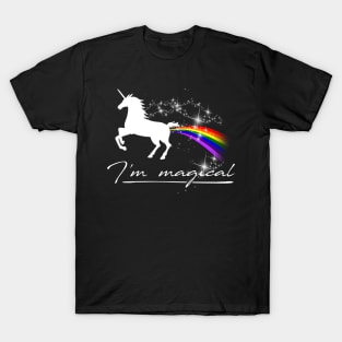 'I am Magical Unicorn Fart' Funny Rainbows Gift T-Shirt